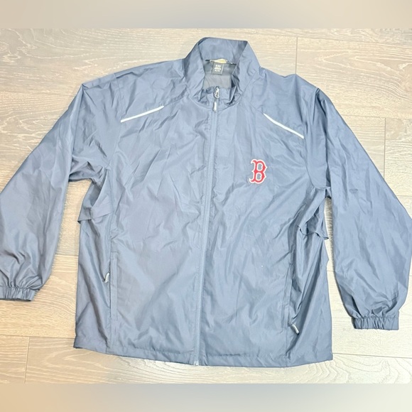 Boston Red Sox Mens Windbreaker Jacket XL MLB Full Zip - Picture 2 of 8